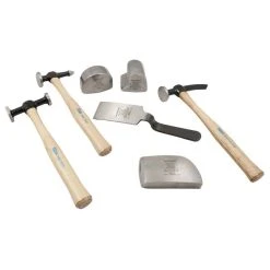 Best Sale ⭐ Hickory Handle Body Fender ???? Hammer-Dolly Set 7pc ????