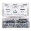 Promo ???? Auveco Phillips Oval HD Tap Screws Chrome 140 Pieces FP-102 ????