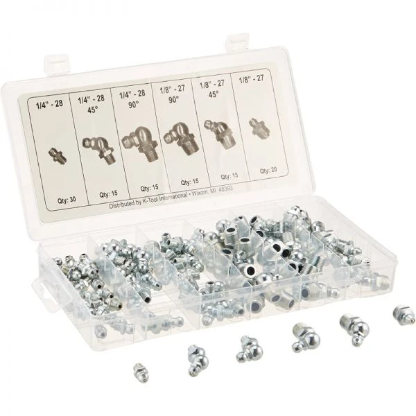 Budget ✨ K Tool International 110-Piece Hydraulic Grease Fittin KTI00074 ???? - Image 2