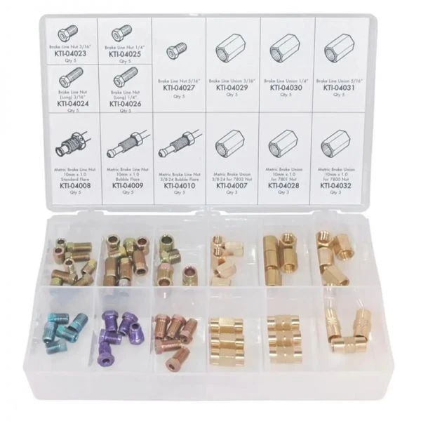 Hot Sale ???? K Tool International 64 Piece Brake Line Fitting Kit KTI00005 ????
