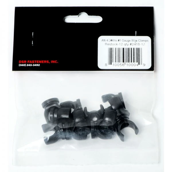 New ✔️ NotcHead AN- 4 Or #4- #1 AWG Wire Cable Line Clamps 2418-12 ???? - Image 2