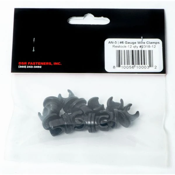 Cheapest ???? NotcHead AN-3 Or #6 AWG Wire Cable Line Clamps Restock 2318-12 ???? - Image 2