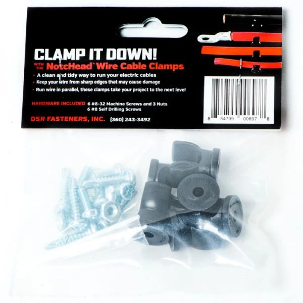 Budget ???? NotcHead AN- 6 Or 1/0 Wire Cable Line Clamps 2618-6 ???? - Image 2