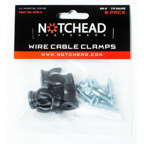 Budget ???? NotcHead AN- 6 Or 1/0 Wire Cable Line Clamps 2618-6 ????
