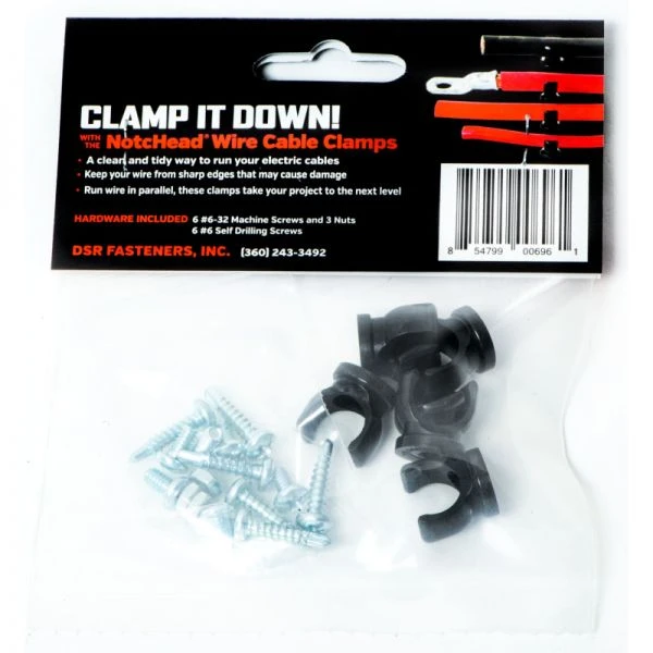 Top 10 ???? NotcHead AN- 4 Or #4-#1 AWG Wire Cable Braided Line Clamps 2418-6 ✨ - Image 2