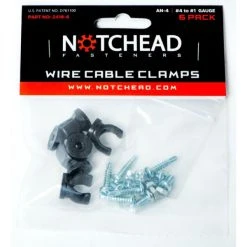 Top 10 ???? NotcHead AN- 4 Or #4-#1 AWG Wire Cable Braided Line Clamps 2418-6 ✨
