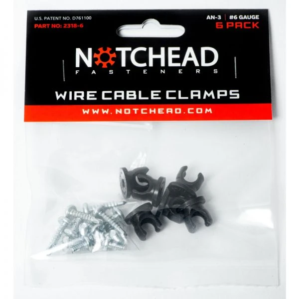Top 10 ???? NotcHead AN-3 Or #6 AWG Wire Cable Line Clamps 2318-6 ????