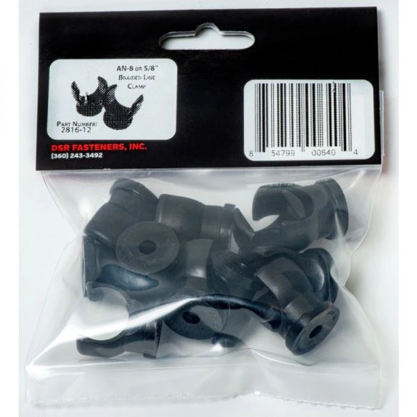 Coupon ⭐ NotcHead AN- 8 Or 5/8 In. Braided Line Clamps Restock 2816-12 ???? - Image 2