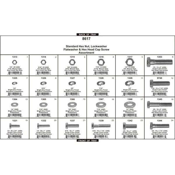 Flash Sale ✔️ Grade 5 Cap Screws Washers Nuts 1/4 To 1/2 - 612pcs - Disco Automotive ???? - Image 2